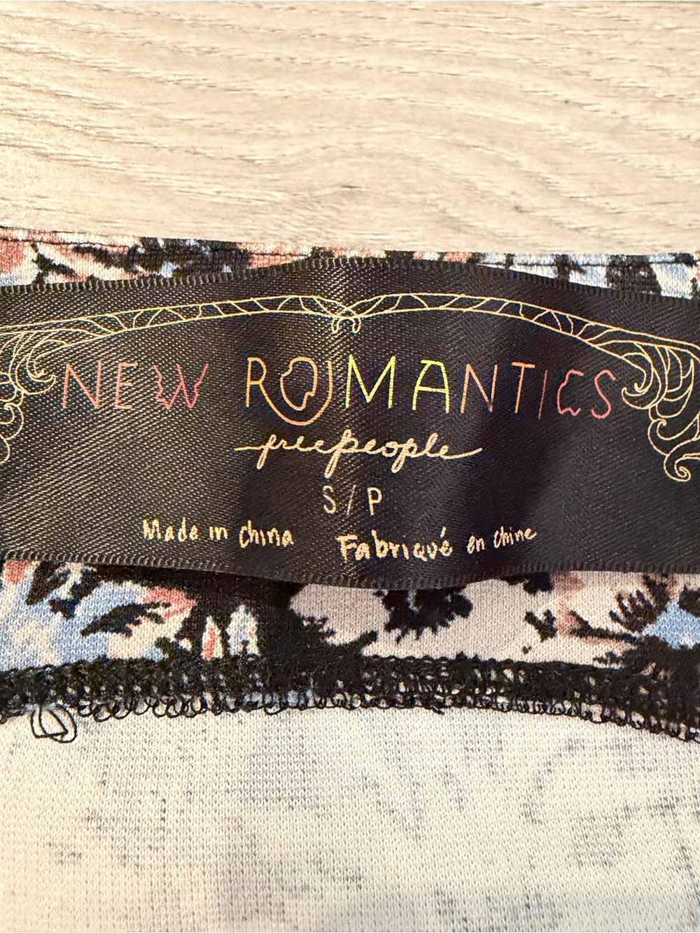 Free People New Romantics Corset Crop Floral Tank size Small - Picture 5 of 8
